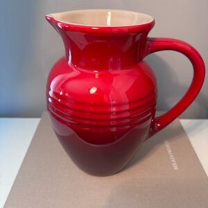 Le Creuset Cerise Red Ombre 2 Qt Pitcher 9"